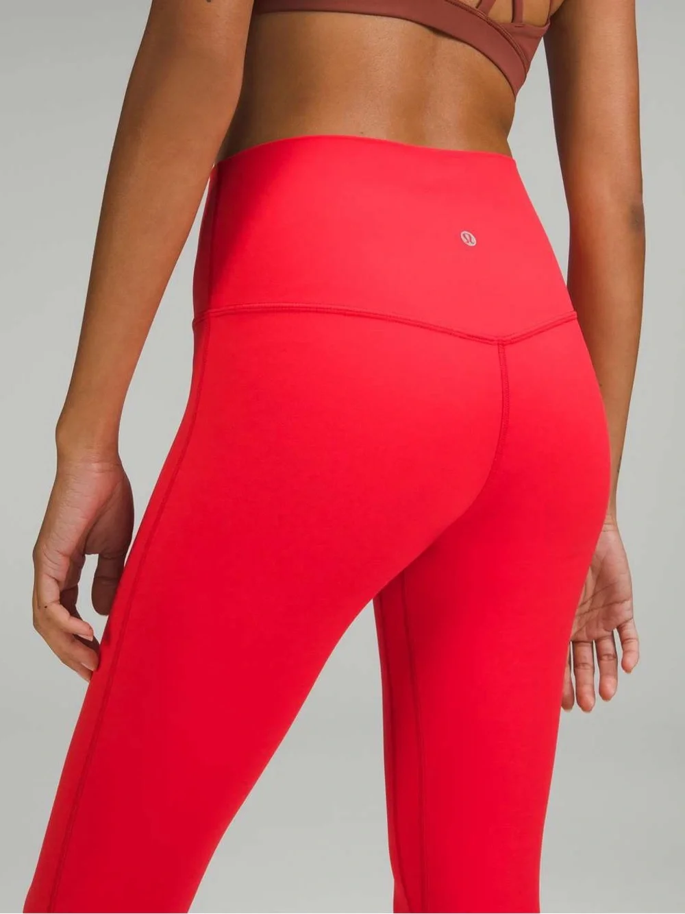 Lululemon Love Red Align Size 8 Cropped High-Rise Cropped Leggings